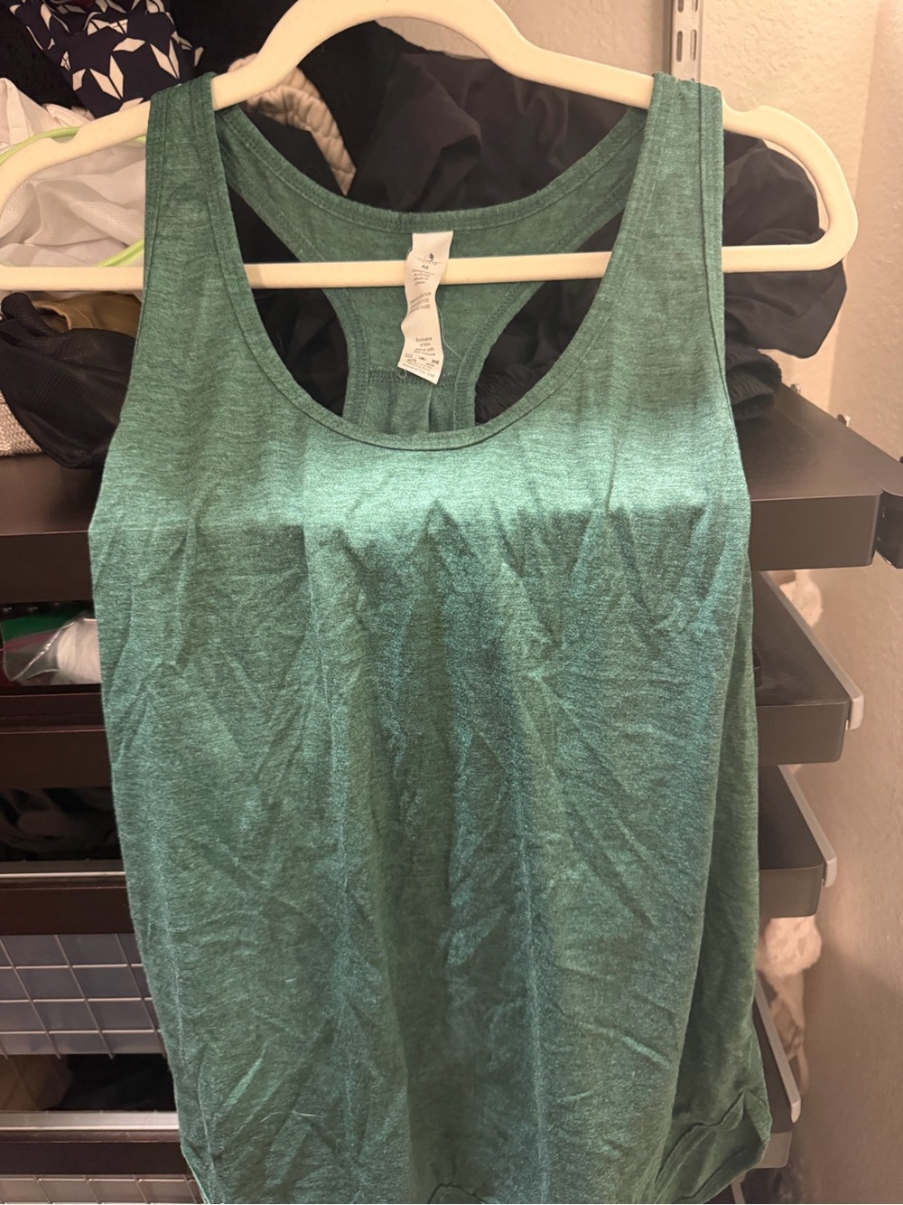 Women's Green Racerback Tank Top - Everyday Active Layer